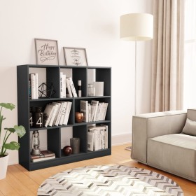Estantería librería madera contrachapada gris