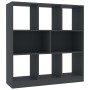 Estantería librería madera contrachapada gris 97,5x29,5x100cm by , Bookcases and shelves - Ref: Foro24-800173, Price: 76,01 €...