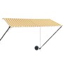 Toldo retráctil con LED amarillo y blanco 300x150 cm de , Toldos - Ref: Foro24-145911, Precio: 63,65 €, Descuento: -5%%