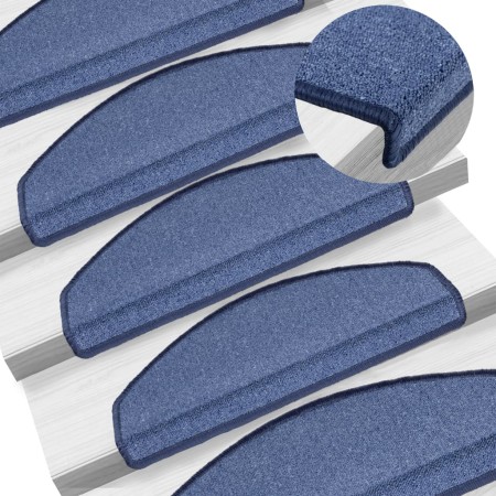 Alfombrillas de escalera 10 unidades azul 65x24x4 cm de , Alfombrillas para escalones - Ref: Foro24-149765, Precio: 49,23 €, ...
