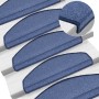 Alfombrillas de escalera 10 unidades azul 65x24x4 cm de , Alfombrillas para escalones - Ref: Foro24-149765, Precio: 49,23 €, ...