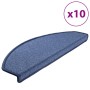 Alfombrillas de escalera 10 unidades azul 65x24x4 cm de , Alfombrillas para escalones - Ref: Foro24-149765, Precio: 49,23 €, ...