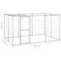 Hundezwinger aus Stahl mit Dach 7,26 m² (7,26 m²) von vidaXL, Hundehütten und Zäune - Ref: Foro24-3082303, Preis: 369,91 €, R...