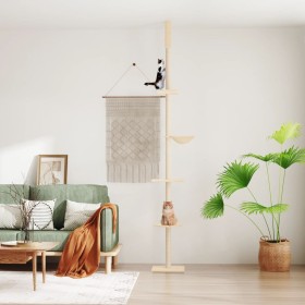 Árbol rascador para gatos de suelo a techo crema 263,5-289,5 cm von , Katzenmöbel - Ref: Foro24-171708, Preis: 84,91 €, Rabat...