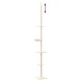 Árbol rascador para gatos de suelo a techo crema 263,5-289,5 cm von , Katzenmöbel - Ref: Foro24-171708, Preis: 84,91 €, Rabat...