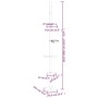 Árbol rascador para gatos de suelo a techo crema 263,5-289,5 cm von , Katzenmöbel - Ref: Foro24-171708, Preis: 84,91 €, Rabat...