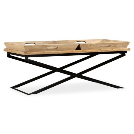 Mesa de centro de madera maciza de mango 110x55x42 cm von , Couchtisch - Ref: Foro24-244898, Preis: 235,26 €, Rabatt: %