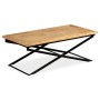 Mesa de centro de madera maciza de mango 110x55x42 cm von , Couchtisch - Ref: Foro24-244898, Preis: 235,26 €, Rabatt: %