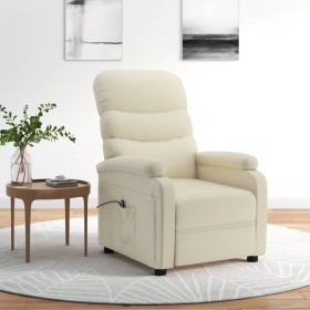 Sillón reclinable eléctrico de cuero sintético crema von , Sessel - Ref: Foro24-3073671, Preis: 238,42 €, Rabatt: -5%%