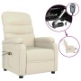 Sillón de masaje eléctrico cuero sintético crema von , Elektrische Massagesessel - Ref: Foro24-3073678, Preis: 240,57 €, Raba...