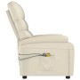 Sillón de masaje eléctrico cuero sintético crema von , Elektrische Massagesessel - Ref: Foro24-3073678, Preis: 240,57 €, Raba...