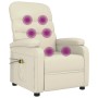 Sillón de masaje eléctrico cuero sintético crema von , Elektrische Massagesessel - Ref: Foro24-3073678, Preis: 240,57 €, Raba...
