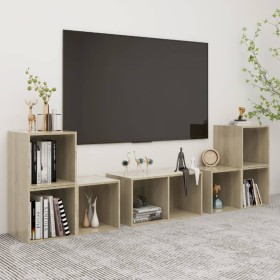 Comprar Muebles de salón 6 piezas madera de