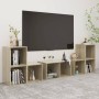 Muebles de salón 6 piezas madera de ingeniería roble Sonoma von , TV-Möbel - Ref: Foro24-3080054, Preis: 118,51 €, Rabatt: %