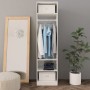Armario de madera contrachapada blanco brillante 50x50x200 cm by , Wardrobes - Ref: Foro24-800240, Price: 122,08 €, Discount:...