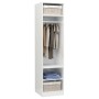Armario de madera contrachapada blanco brillante 50x50x200 cm by , Wardrobes - Ref: Foro24-800240, Price: 122,08 €, Discount:...