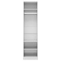 Armario de madera contrachapada blanco brillante 50x50x200 cm by , Wardrobes - Ref: Foro24-800240, Price: 122,08 €, Discount:...