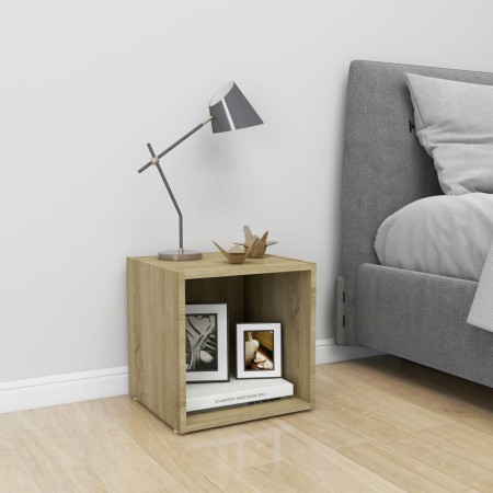 Mueble para TV madera contrachapada roble Sonoma 37x35x37 cm by , TV Furniture - Ref: Foro24-805507, Price: 26,51 €, Discount: %