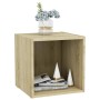 Mueble para TV madera contrachapada roble Sonoma 37x35x37 cm by , TV Furniture - Ref: Foro24-805507, Price: 26,51 €, Discount: %