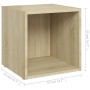 Mueble para TV madera contrachapada roble Sonoma 37x35x37 cm by , TV Furniture - Ref: Foro24-805507, Price: 26,51 €, Discount: %