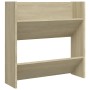 Zapateros de pared 2 uds contrachapada roble Sonoma 60x18x60 cm by , Shoe racks and shoe organizers - Ref: Foro24-806724, Pri...