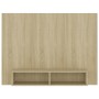Mueble TV pared madera contrachapada roble Sonoma 120x23,5x90cm von , TV-Möbel - Ref: Foro24-808272, Preis: 60,90 €, Rabatt: %