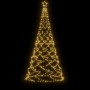 Árbol de Navidad con poste de metal 500 LEDs blanco cálido 3 m by , Christmas trees - Ref: Foro24-328623, Price: 146,12 €, Di...
