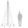 Árbol de Navidad con poste de metal 500 LEDs blanco cálido 3 m by , Christmas trees - Ref: Foro24-328623, Price: 146,12 €, Di...