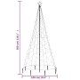 Árbol de Navidad con poste de metal 500 LEDs blanco cálido 3 m by , Christmas trees - Ref: Foro24-328623, Price: 146,12 €, Di...