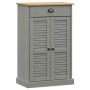 Zapatero VIGO madera maciza de pino gris 60x35x96 cm by , Shoe racks and shoe organizers - Ref: Foro24-353168, Price: 139,88 ...