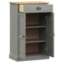 Zapatero VIGO madera maciza de pino gris 60x35x96 cm by , Shoe racks and shoe organizers - Ref: Foro24-353168, Price: 139,88 ...