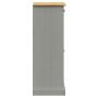 Zapatero VIGO madera maciza de pino gris 60x35x96 cm by , Shoe racks and shoe organizers - Ref: Foro24-353168, Price: 139,88 ...