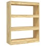Estantería/divisor de espacios madera maciza pino 100x30x103 cm by , Bookcases and shelves - Ref: Foro24-808213, Price: 69,96...