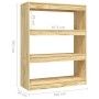 Estantería/divisor de espacios madera maciza pino 100x30x103 cm by , Bookcases and shelves - Ref: Foro24-808213, Price: 69,96...