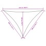 Toldo de vela triangular tela Oxford terracota 3x3x4,24 m von , Sonnenschirme - Ref: Foro24-135392, Preis: 27,41 €, Rabatt: %