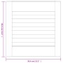 Puerta de armario de lamas madera pino blanco 39,5x39,4 cm | Foro24.es | Tu tienda online para hogar, jardín y más Foro24.es