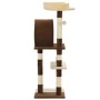Rascador para gatos con postes de sisal 127 cm beige y marrón | Foro24.es | Tu tienda online para hogar, jardín y más Foro24.es