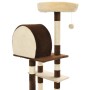 Rascador para gatos con postes de sisal 127 cm beige y marrón | Foro24.es | Tu tienda online para hogar, jardín y más Foro24.es