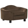 Sofá para perros felpa marrón 67x47x36 cm | Foro24.es | Tu tienda online para hogar, jardín y más Foro24.es