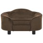 Sofá para perros felpa marrón 67x47x36 cm | Foro24.es | Tu tienda online para hogar, jardín y más Foro24.es
