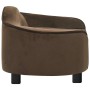 Sofá para perros felpa marrón 67x47x36 cm | Foro24.es | Tu tienda online para hogar, jardín y más Foro24.es