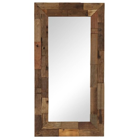 Espejo de madera maciza reciclada 50x110 cm de , Espejos - Ref: Foro24-246306, Precio: 155,58 €, Descuento: %