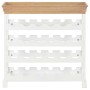 Armario botellero MDF blanco 70x22,5x70,5 cm von , Weinregale - Ref: Foro24-280065, Preis: 101,46 €, Rabatt: %