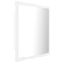 Espejo de baño LED acrílico blanco 40x8,5x37 cm von , Badezimmerwaschtische - Ref: Foro24-804908, Preis: 43,52 €, Rabatt: %