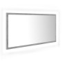 Espejo de baño LED acrílico gris hormigón 90x8,5x37 cm by , bathroom vanities - Ref: Foro24-804936, Price: 46,78 €, Discount: %