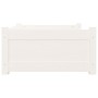 Cama para perros madera maciza de pino blanco 75,5x55,5x28 cm von , Betten für Hunde - Ref: Foro24-821453, Preis: 63,15 €, Ra...