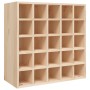 Botellero de madera maciza de pino 56x25x56 cm by , Wine and liquor cabinets - Ref: Foro24-821537, Price: 64,06 €, Discount: %