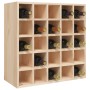 Botellero de madera maciza de pino 56x25x56 cm by , Wine and liquor cabinets - Ref: Foro24-821537, Price: 64,06 €, Discount: %