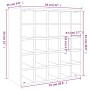 Botellero de madera maciza de pino 56x25x56 cm by , Wine and liquor cabinets - Ref: Foro24-821537, Price: 64,06 €, Discount: %