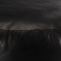 Puf negro 60x30 cm cuero auténtico de cabra by , Ottomans - Ref: Foro24-248140, Price: 131,74 €, Discount: %